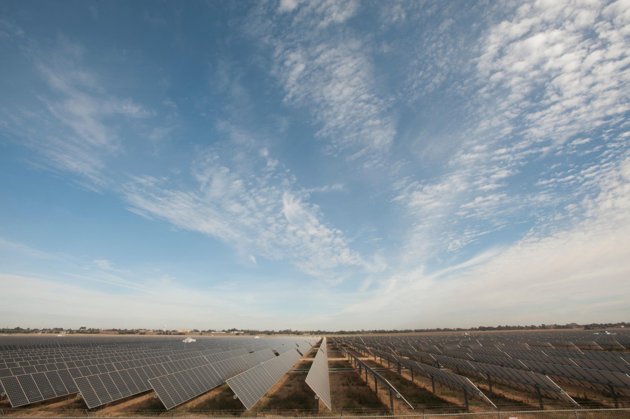 UC Davis solar collector farm