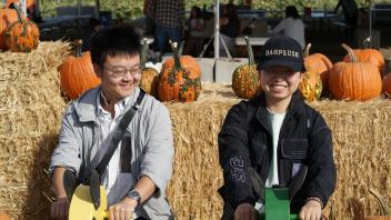 UC Davis GSP students take part in the corn maze and pumpkin patch festivities