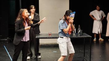 GSP drama students perform on stage