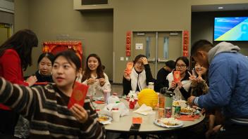 GSP students enjoy games and food during the Lunar New Year celebration