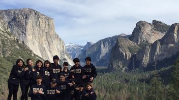 International Programs students visit Yosemite