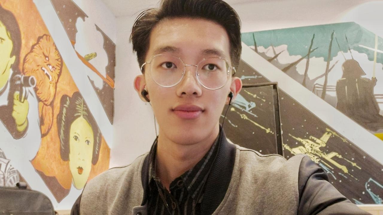 headshot of remote Engineering student George Chuan Liu