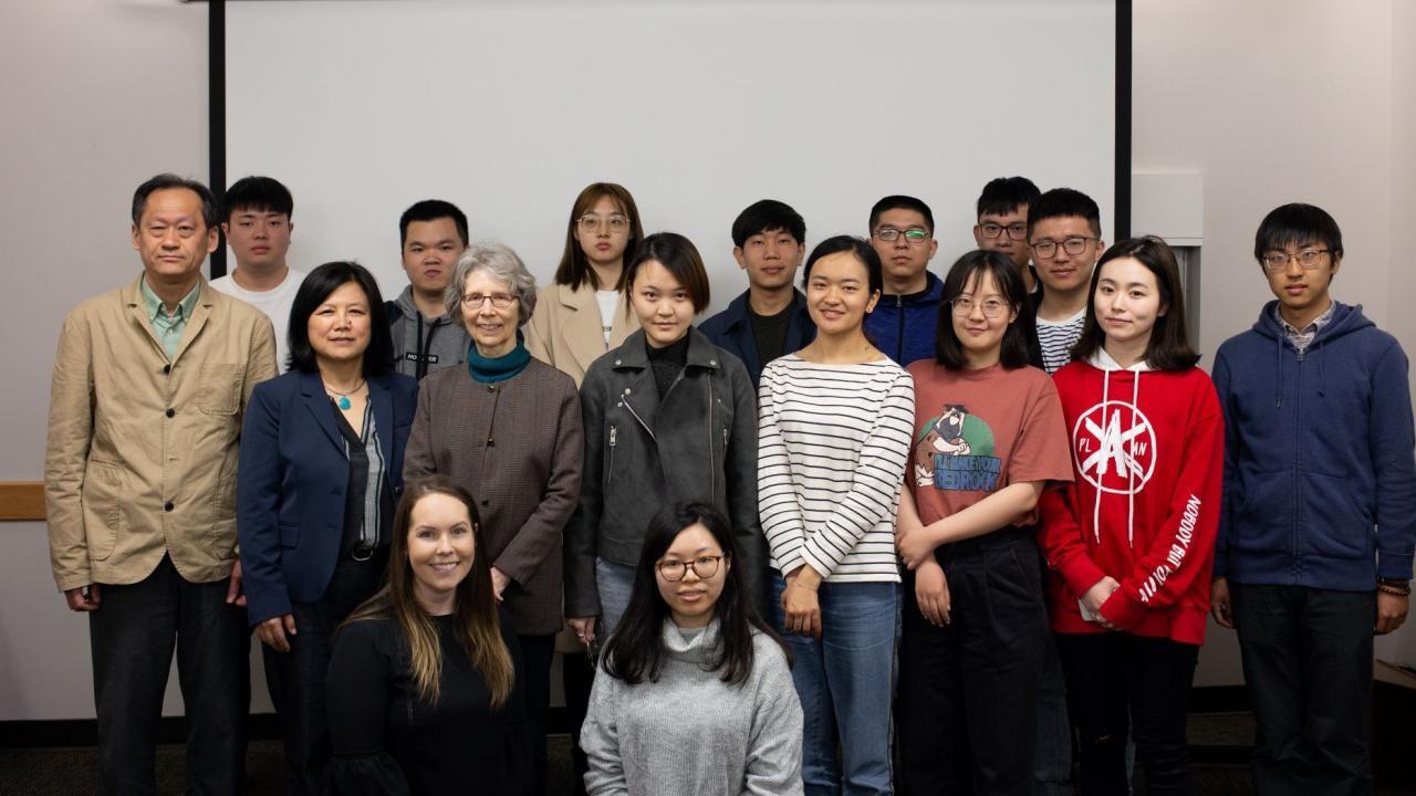 Group photo of GSP students and instructors of the  East Asian Studies Research Seminar.