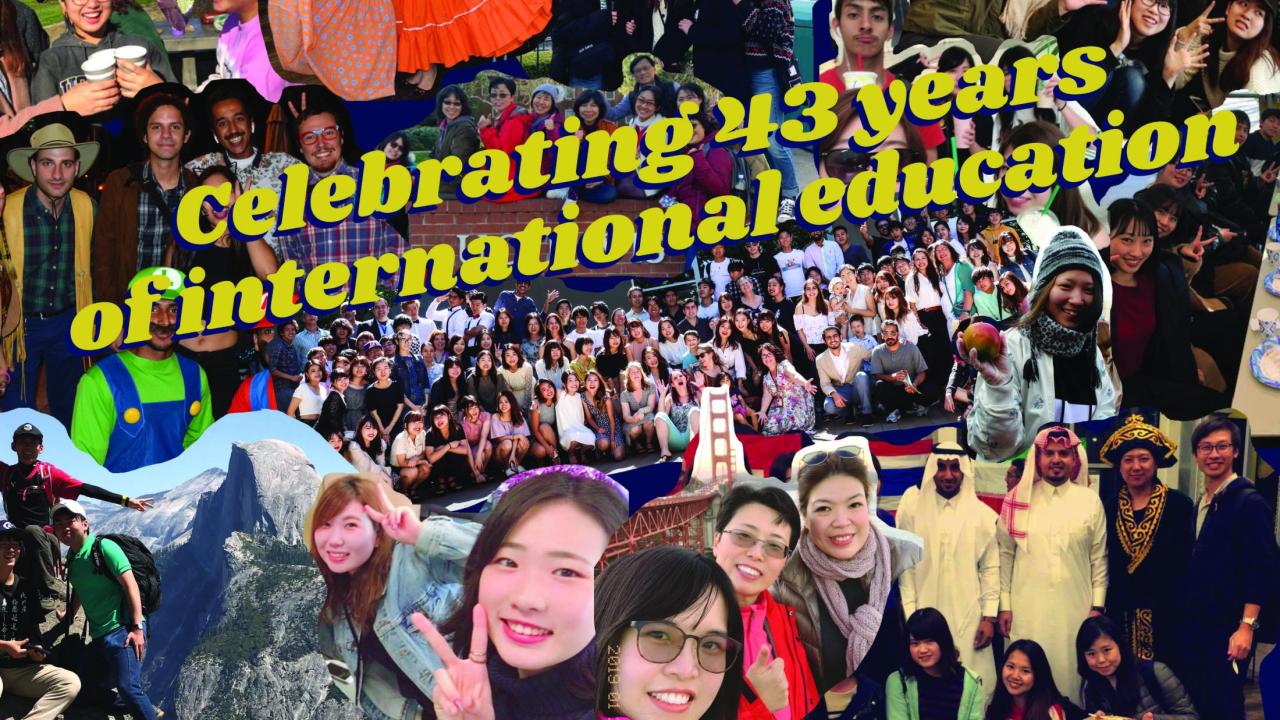 Collage image of students and teachers