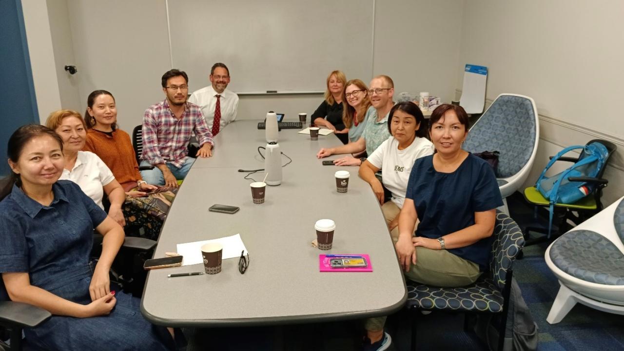 Kazakhstan scholars gather for an onboarding meeting