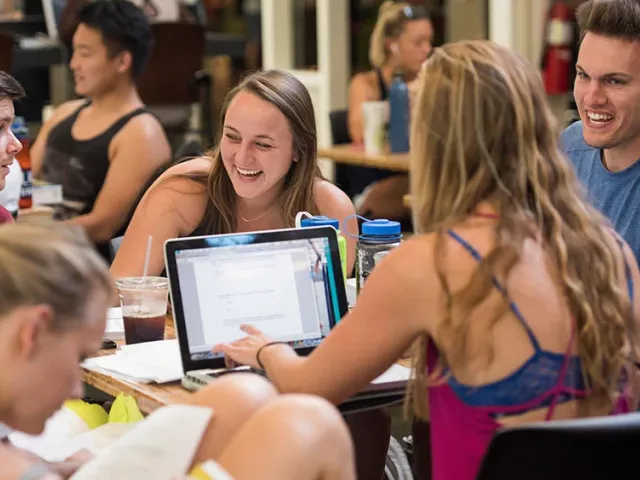 students study at uc davis coho