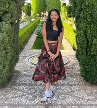 UC Davis student assistant Kailyn Lozano poses for a photo