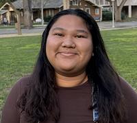 UC Davis student assistant Nicole Purba poses for a photo